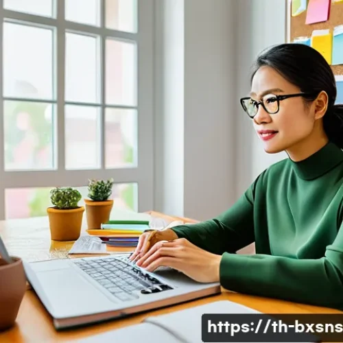 Home 24 장기적인 성공을 위한 출구 전략 계획 - **Prompt 1: Setting Clear Life Goals**
A thoughtful Thai woman in her late 30s to early 40s, wit...